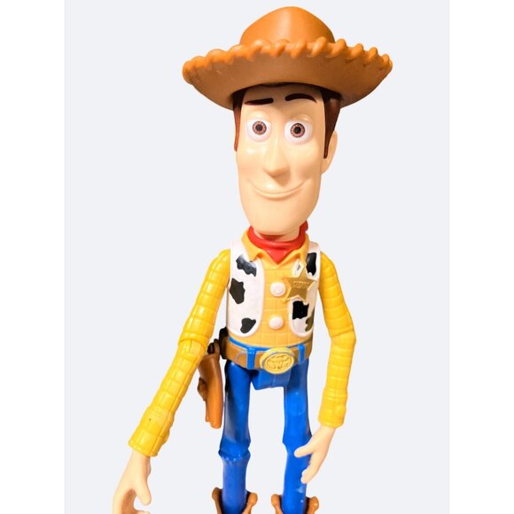Disney Pixar Toy Story Woody 9" Posable Articulated Figure with Hat 2017 - Picture 3 of 10